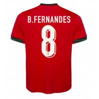 Fotbalové Dres Portugalsko Bruno Fernandes #8 Domácí ME 2024 Krátký Rukáv